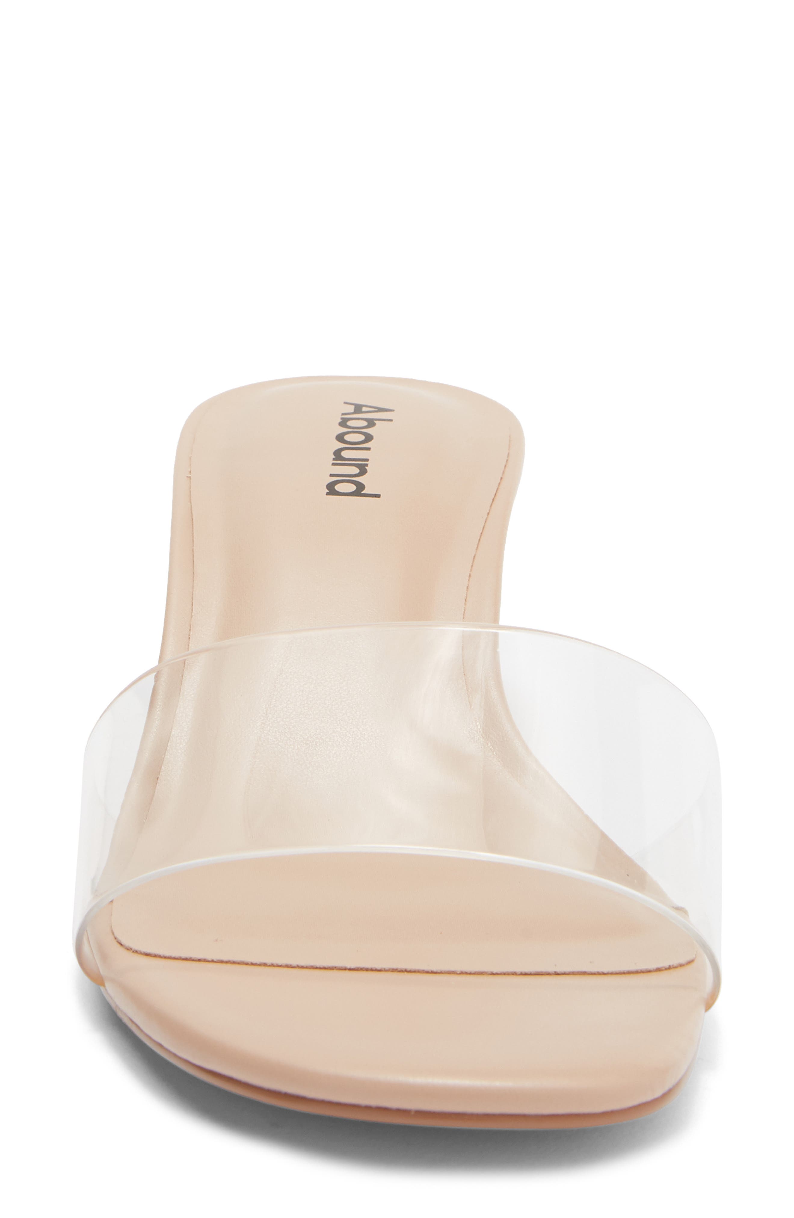 Olavey Kitten Heel Sandal, Alternate, color, CLEAR