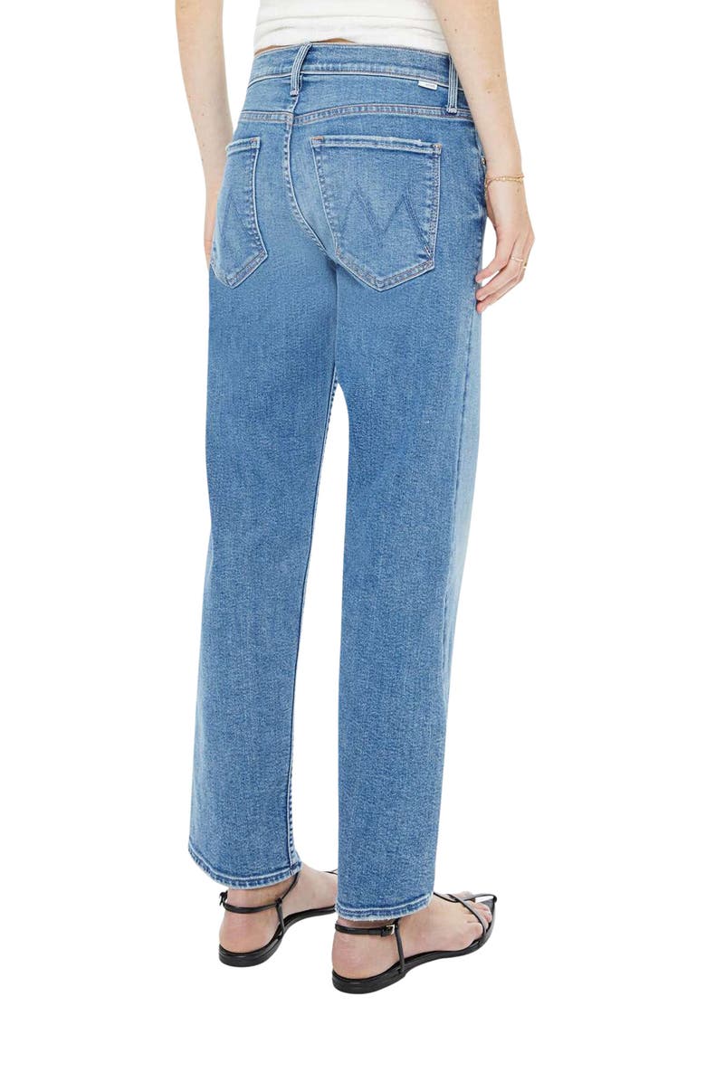 MOTHER The Newbie High Waist Ankle Straight Leg Jeans, Alternate, color, Float My Boat