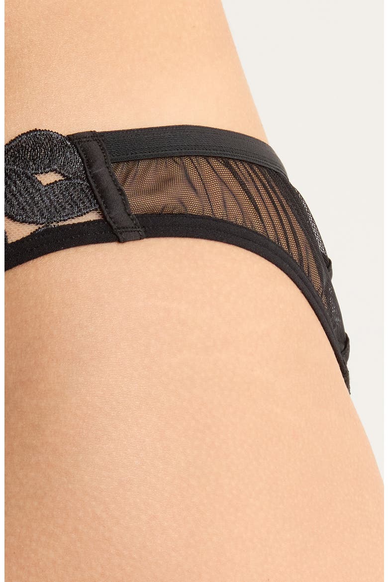 Marian Ebroidered Briefs, Alternate, color, BLACK/ SHEER