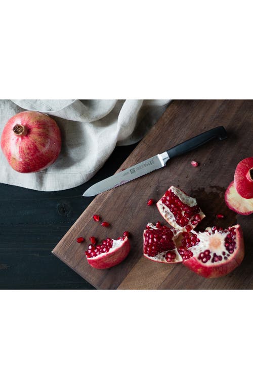 Zwilling Four Star 5-inch Serrated Utility Knife