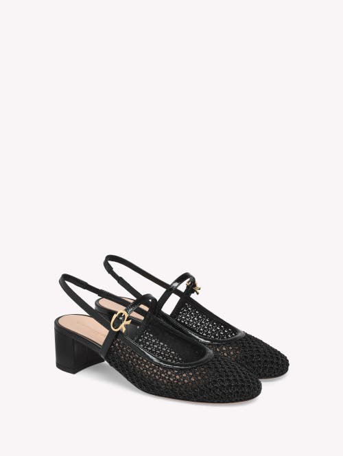 Gianvito Rossi Francoise Buckle-strap Heeled Pumps In Black