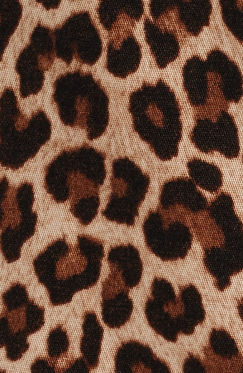 Anne Klein Long Sleeve Shirtdress, Alternate, color, Anne Black Multi