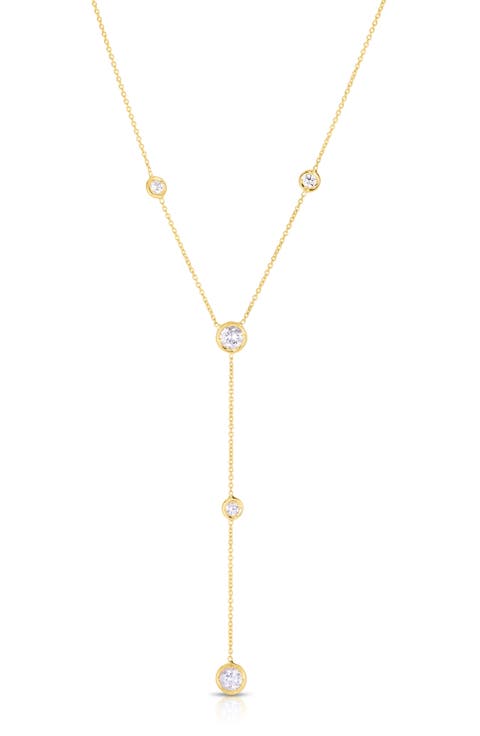 Diamond Station Y-Necklace