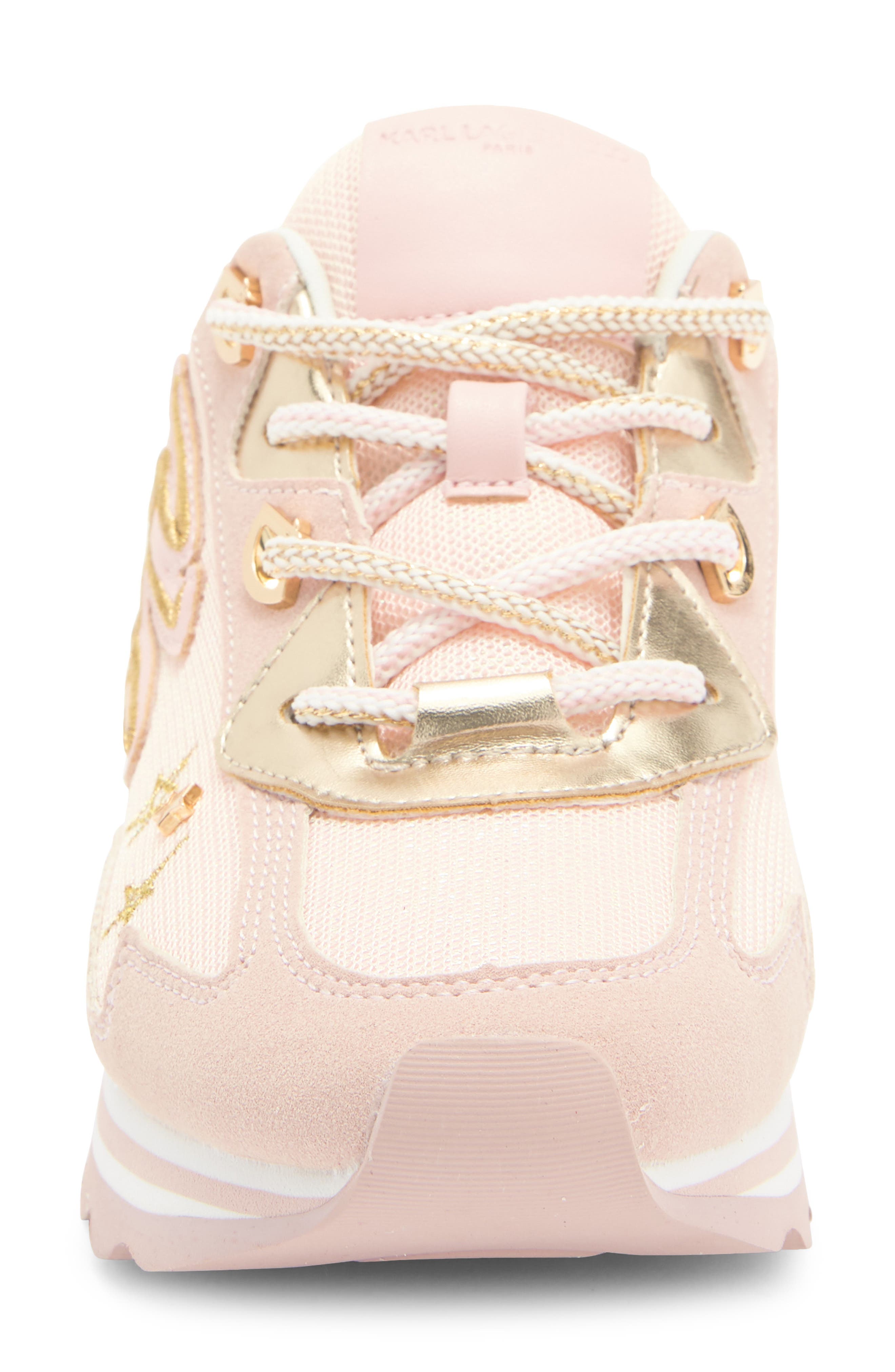 KARL LAGERFELD PARIS Masrina Lace Up Sneaker, Alternate, color, Light Blush
