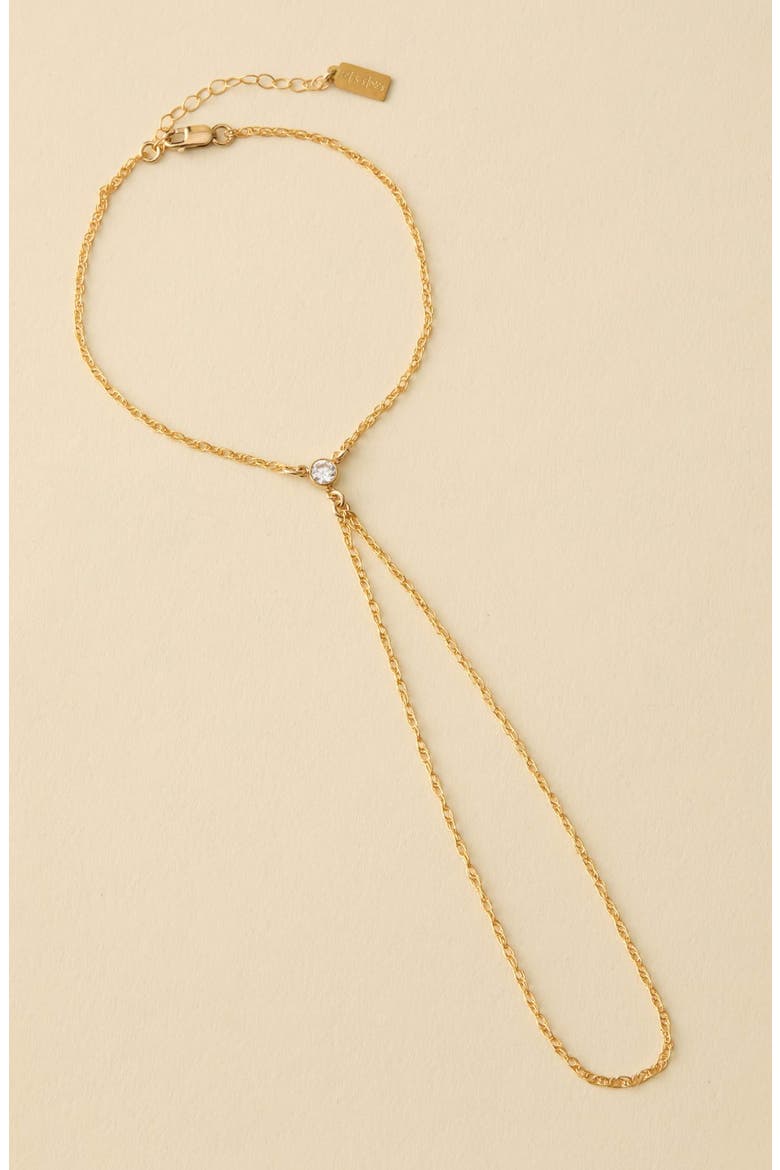 Teagan Hand Chain, Alternate, color, GOLD