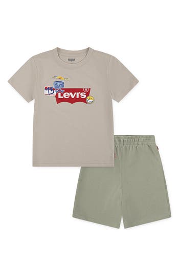LEVI'S® LEVI'S® KIDS' '73 GRAPHIC T-SHIRT & SHORTS SET