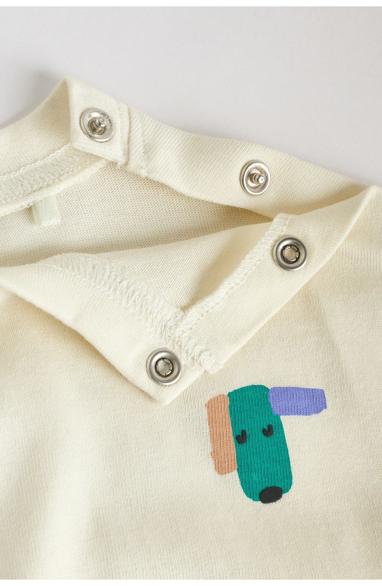 NEXT Pet Graphic Sweater & Stripe Pants Set, Alternate, color, Green