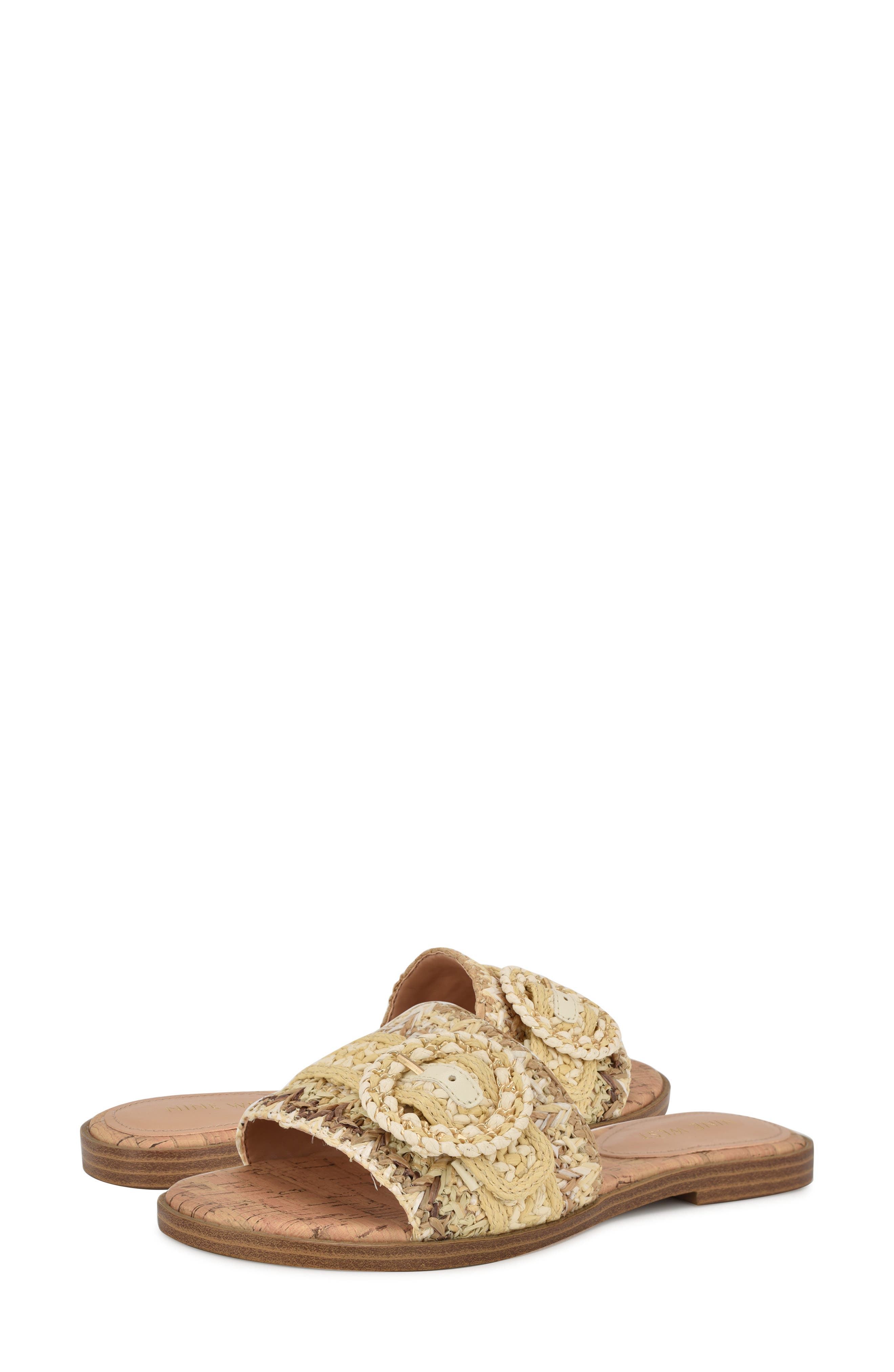 Nine West Poland Slide Sandal, Alternate, color, 