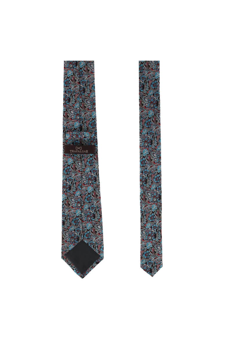 Trafalgar Enzo Exploded Floral Silk Necktie, Alternate, color, Multiple Colors