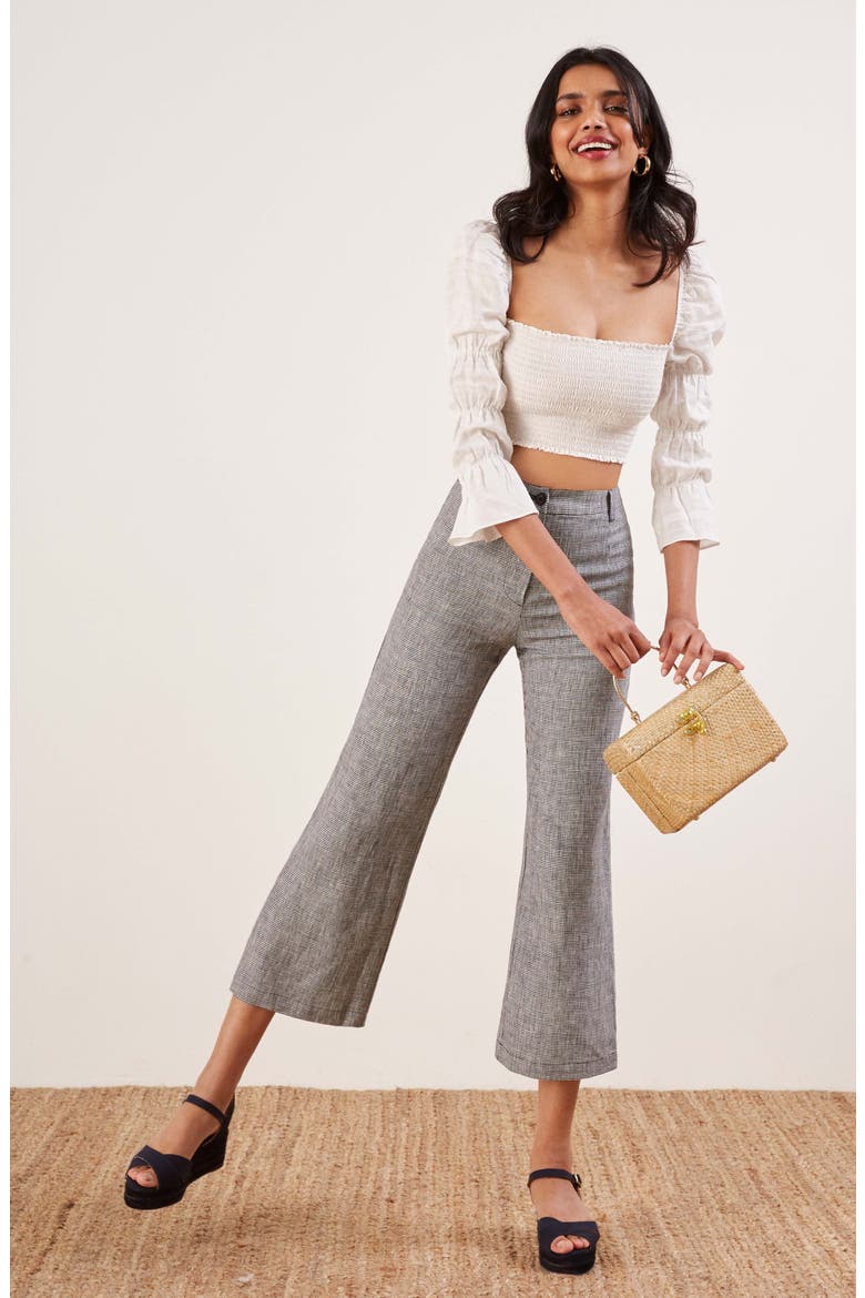 Tahiti Linen Pants, Alternate, color, BOSTON