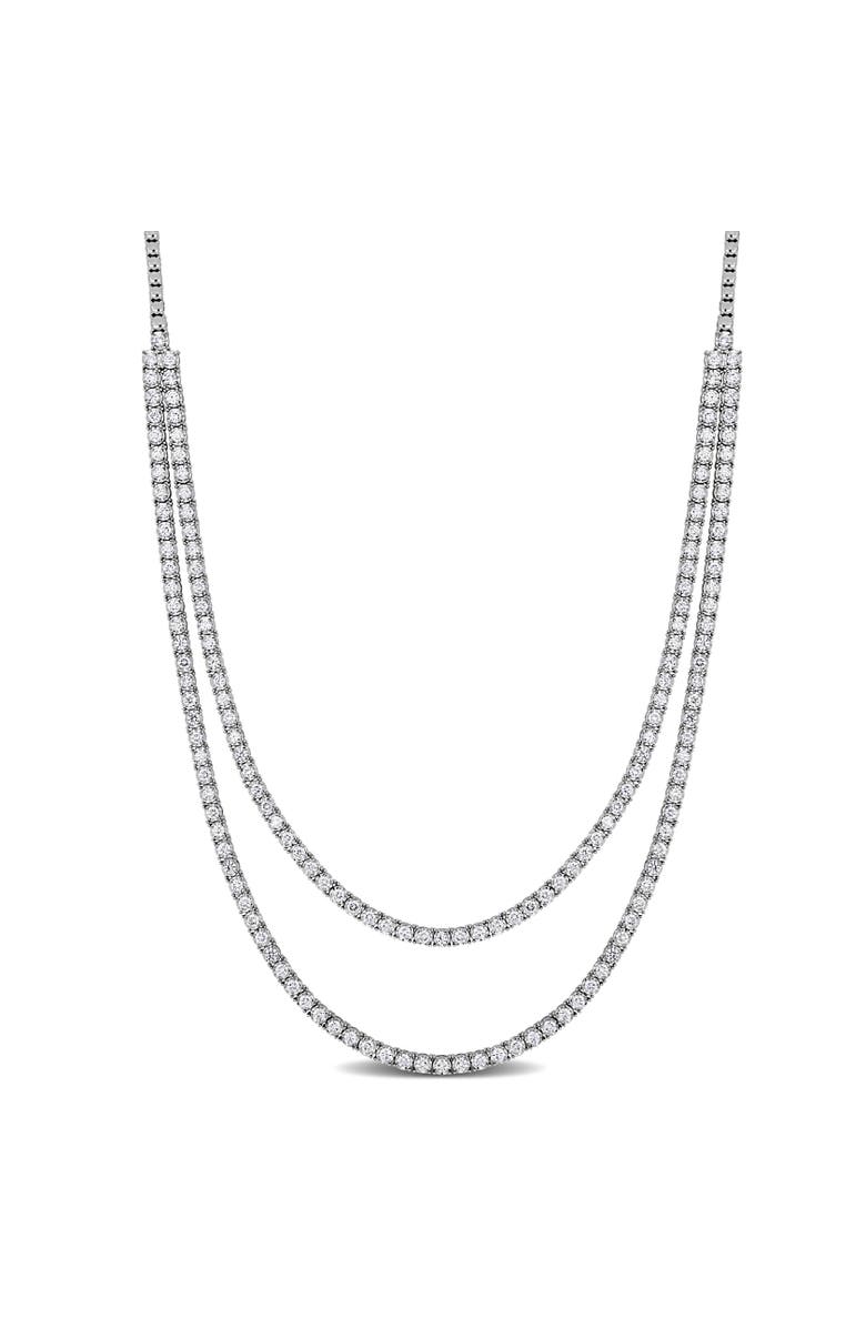 Julianna B. 8 7/8ct. t.w. Lab-Grown Diamond Double Strand Necklace 14k, Main, color, 