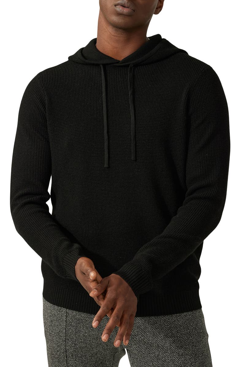 Good Man Brand Waffle Knit Merino Wool Hoodie, Main, color,