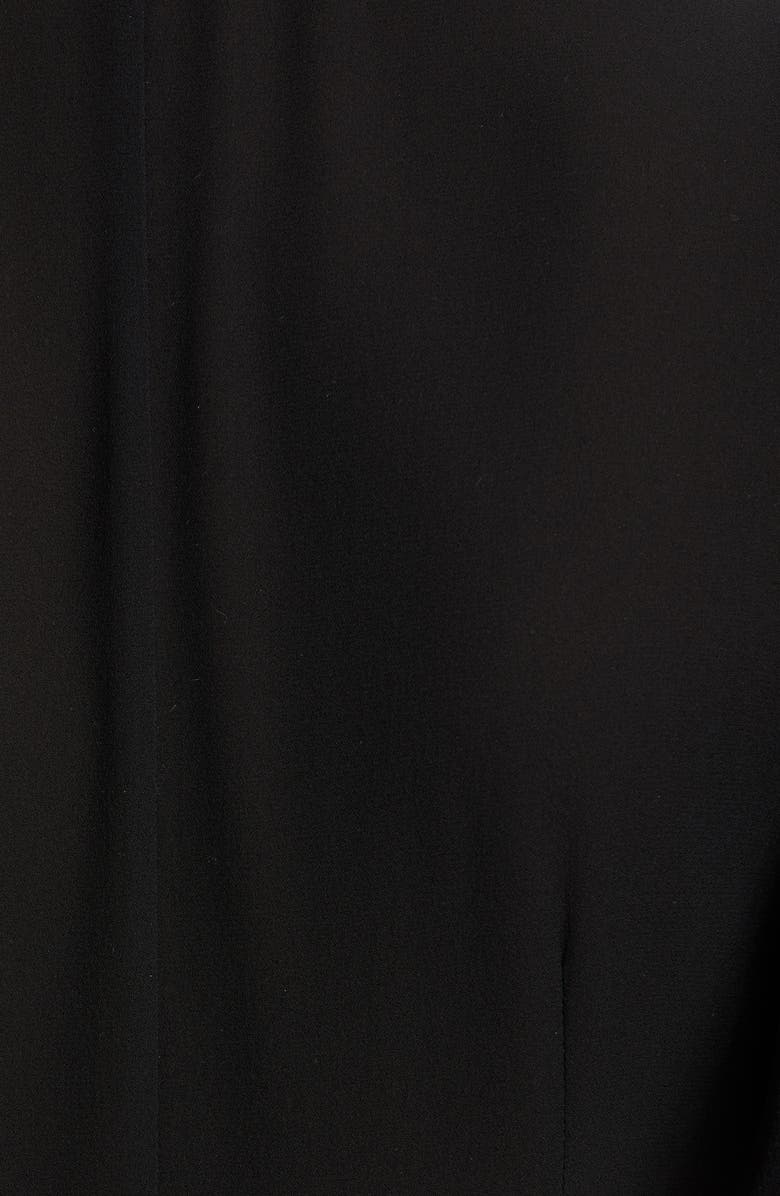 McQueen Alexander McQueen Silk High/Low Peplum Blouse, Alternate, color, 