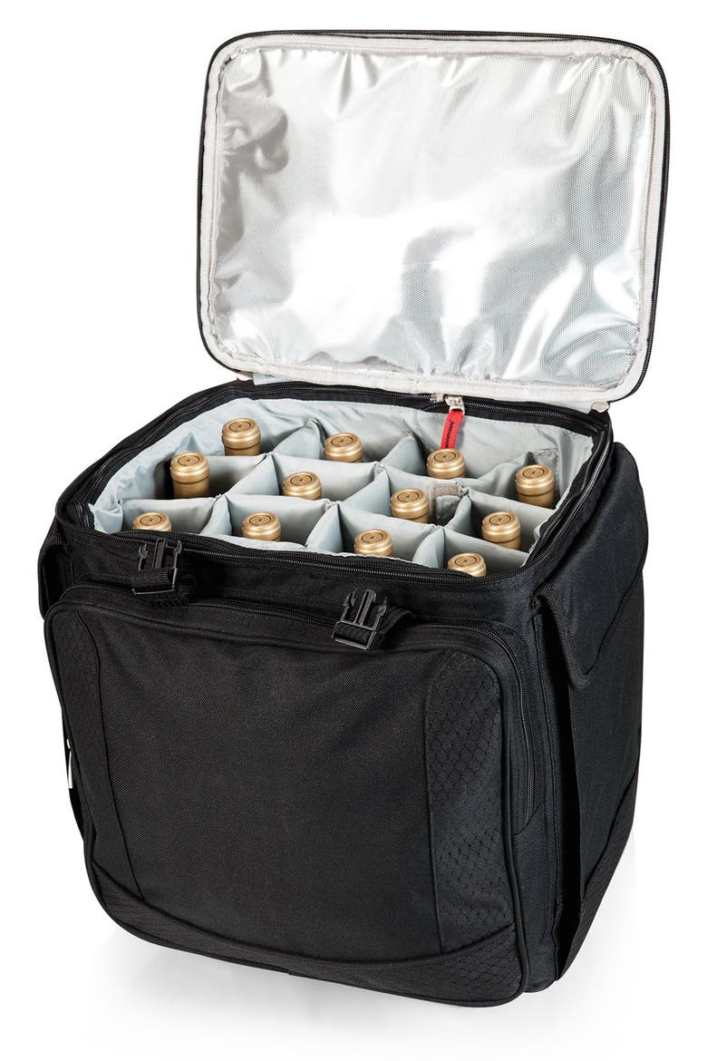 'Bodega' Rolling Cooler, Alternate, color, BLACK