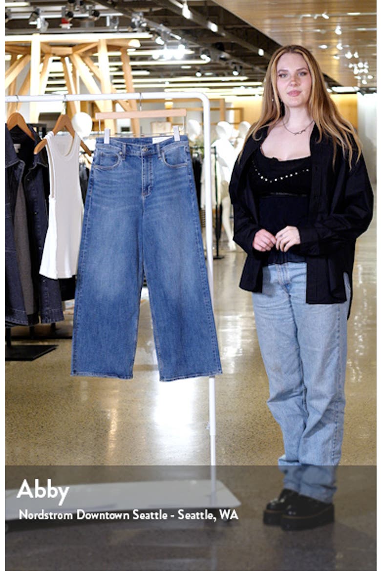 Andi High Waist Ankle Wide Leg Jeans video