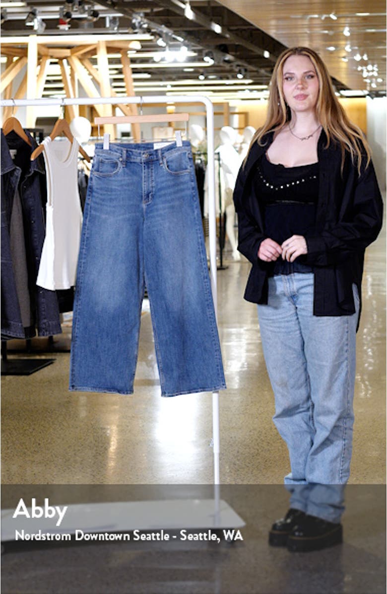 Andi High Waist Ankle Wide Leg Jeans, sales video thumbnail