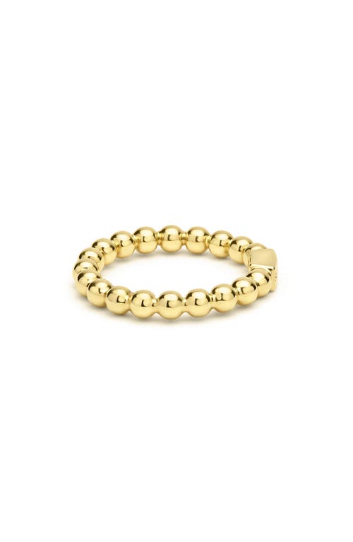 Lagos Caviar Gold 18k Gold Stacking Ring In Gold