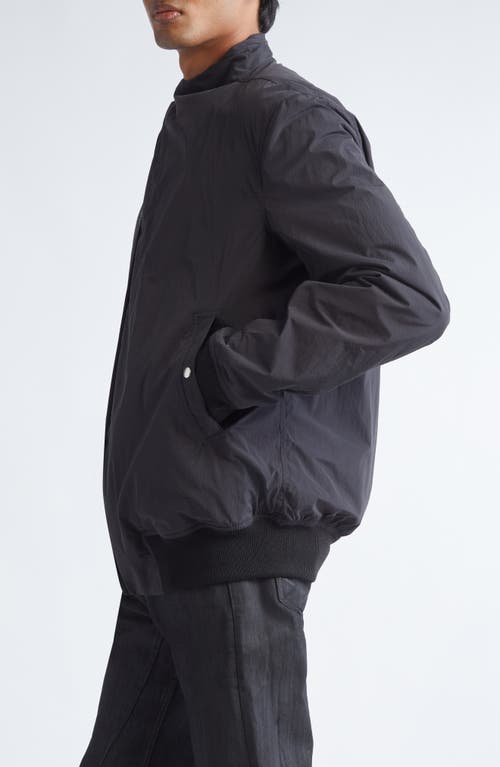 Rick Owens Hollywood Flight Jacket In Blue