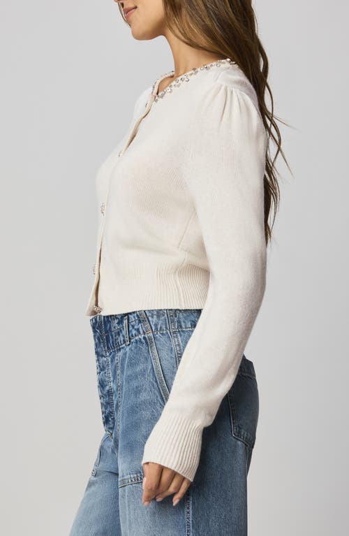 Splendid Montana Crystal Embellished Cardigan In Neutral