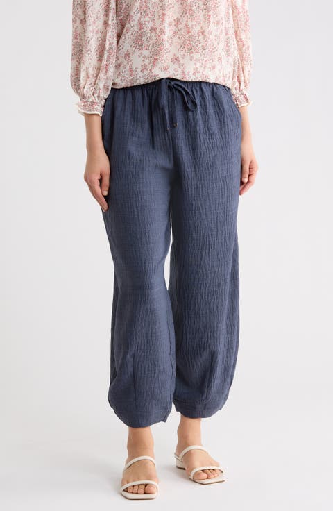 Drawstring Lantern Pants