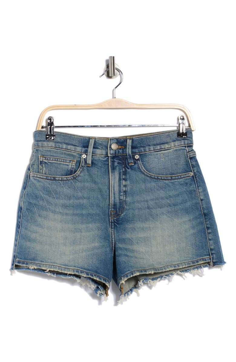 Good American Good '90s Shorts, Main, color, Indigo866
