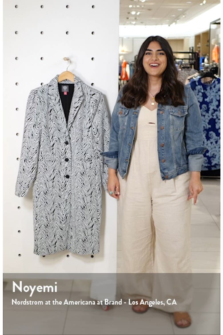 Zebra Jacquard Coat video