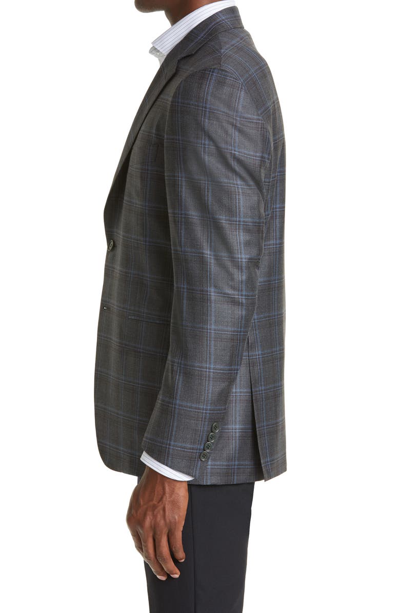 Canali Men's Siena Plaid Wool Sport Coat, Alternate, color,