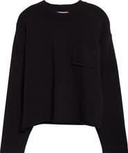 Waste Yarn Project Dom Pocket Crop Sweater