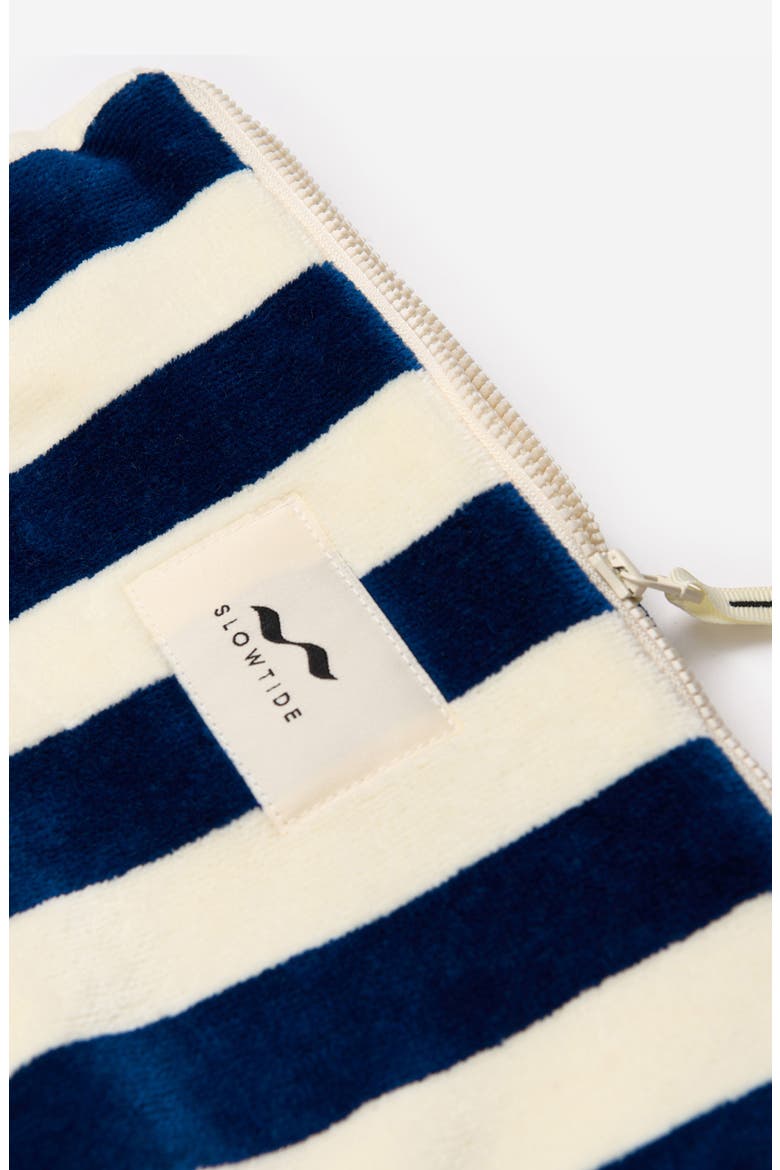 Cabana Terry Pouch, Alternate, color, DEEP POOL