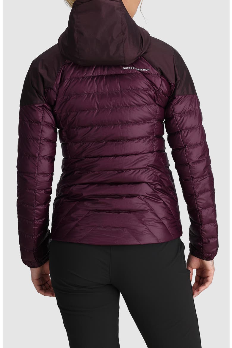 Helium 800 Fill Power Down Hooded Jacket, Alternate, color, AMETHYST