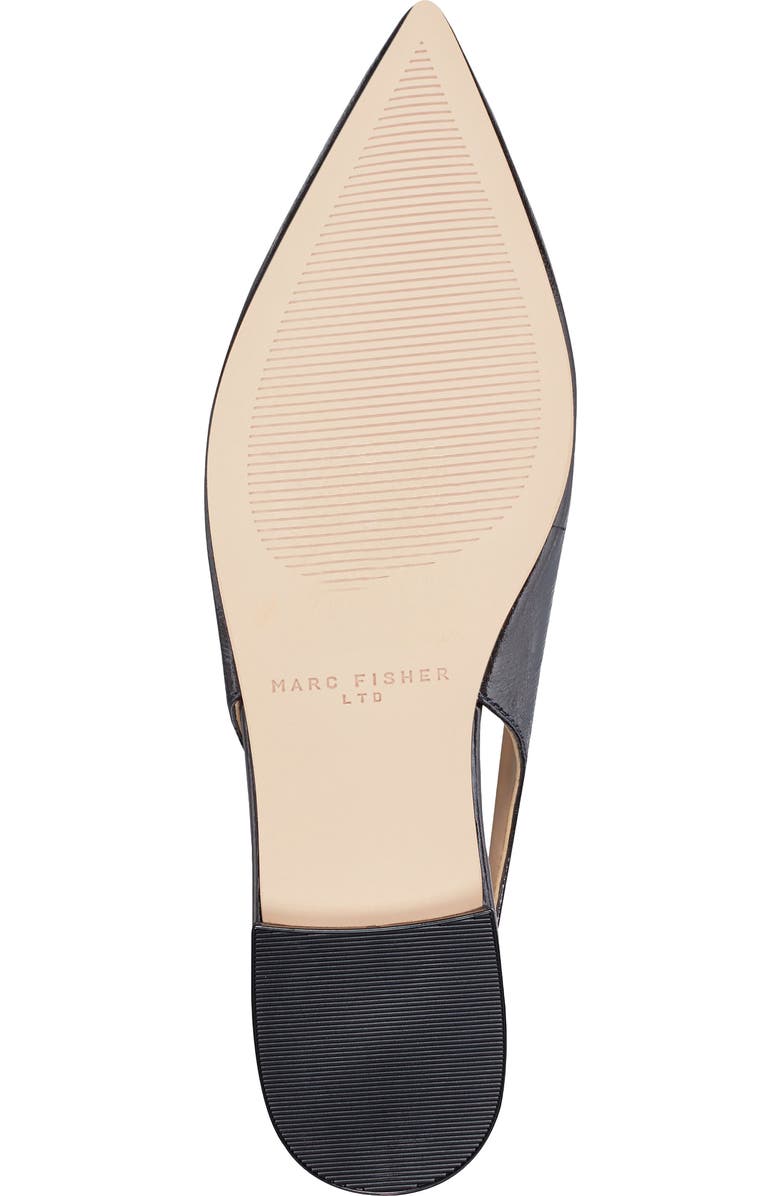 Marc Fisher LTD Grissy Slingback Flat, Alternate, color, Metallic Silver