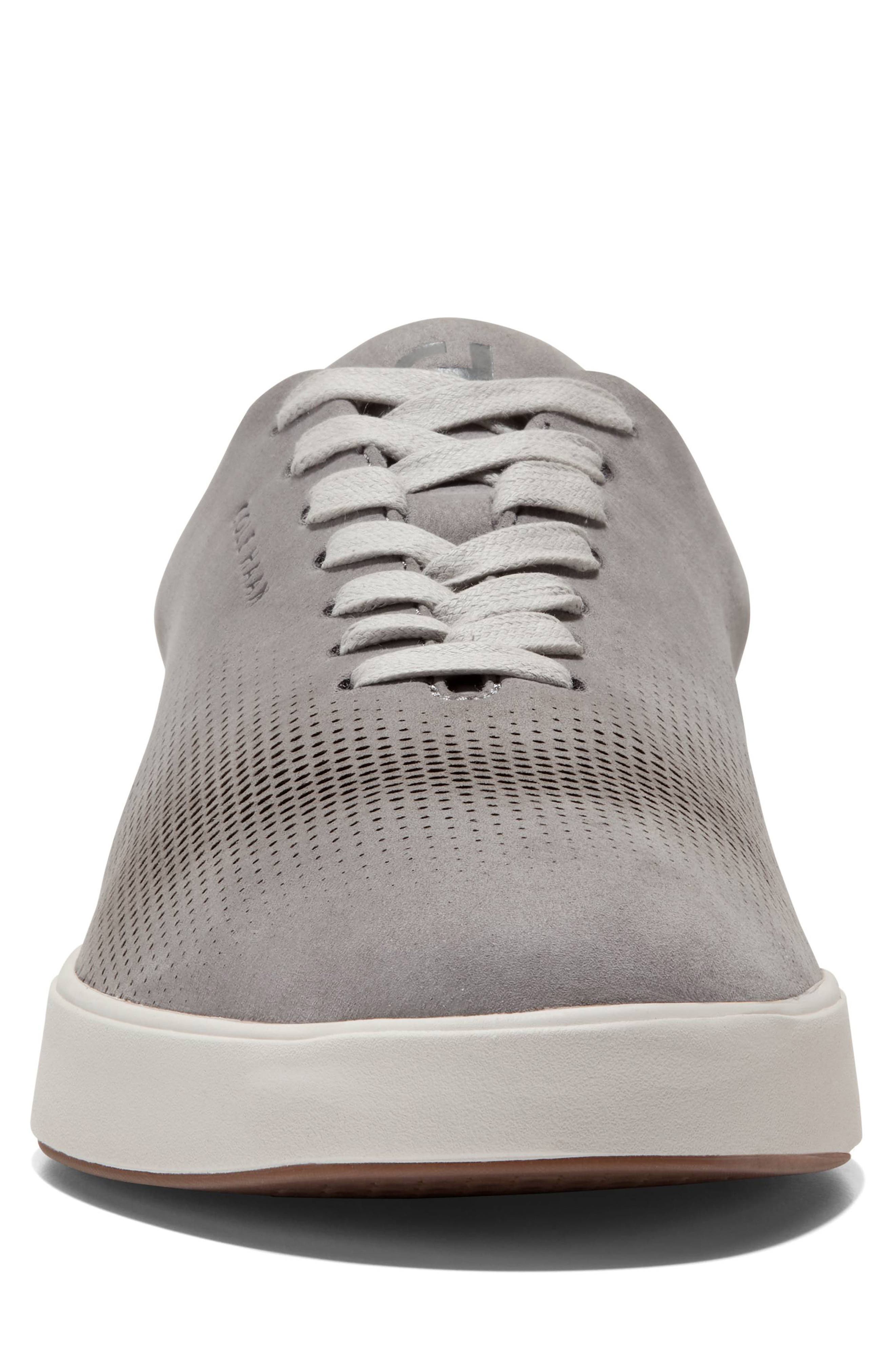 GrandPro CitySpectre Laser Perforated Sneaker, Alternate, color, IRONSTONE NUBUCK / TORNADO