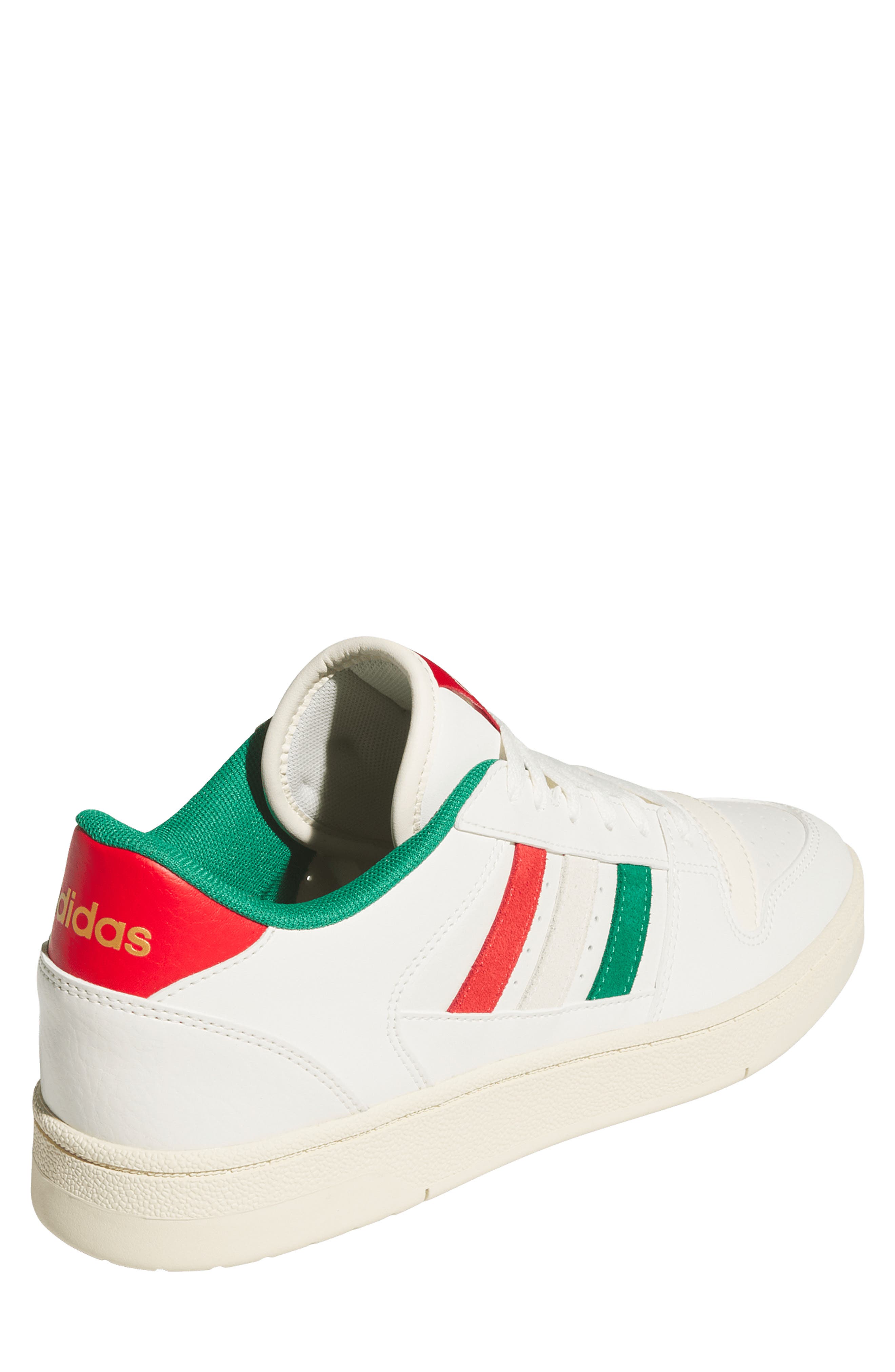 adidas Break Start Sneaker, Alternate, color, Off White/ Red/ Bold Green