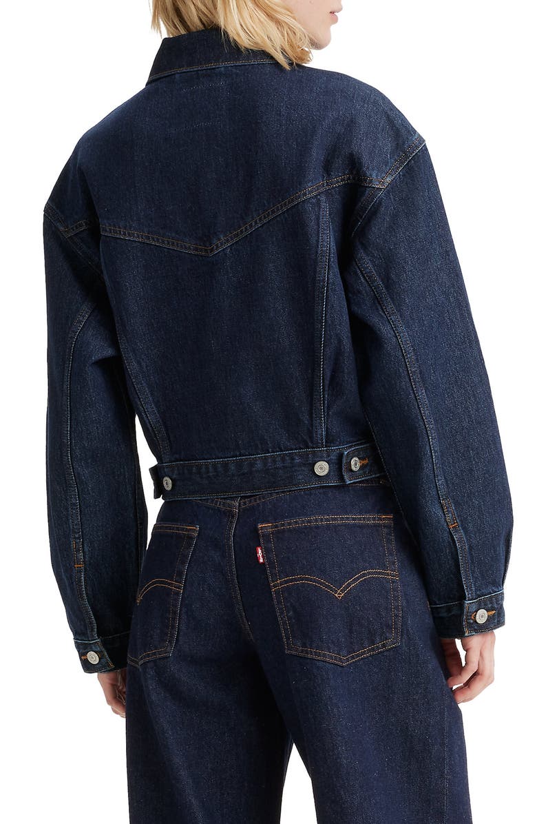 Levi's Shrunken '90s Denim Trucker Jacket, Alternate, color, 