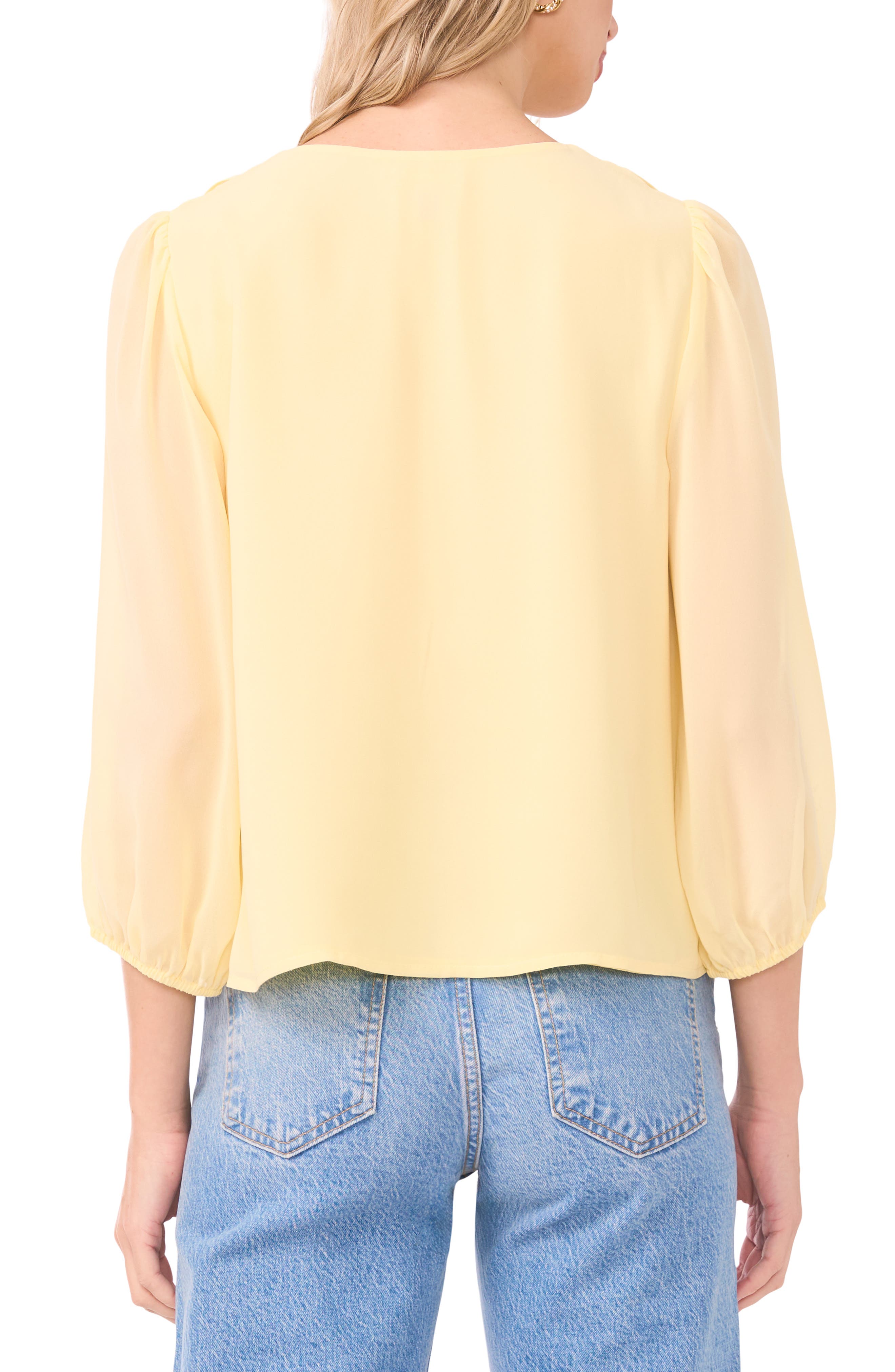 Ruffle Chiffon Top - image 2