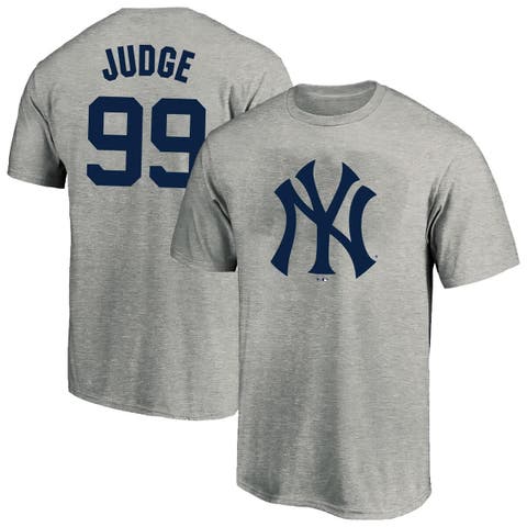 Men's Profile Heather Gray New York Yankees Big & Tall Name & Number T-Shirt