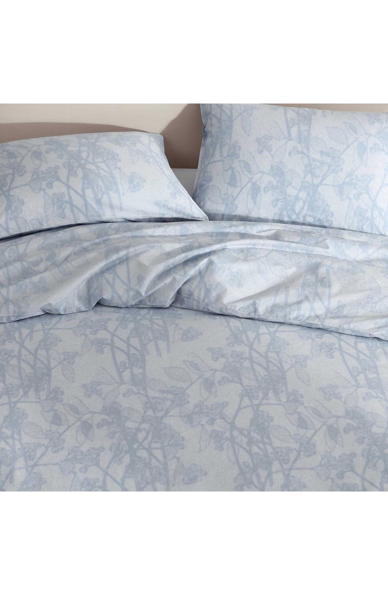 Calvin Klein Bayberry 200 Thread Count Cotton Comforter & Shams Set, Alternate, color, Light / Medium Blue