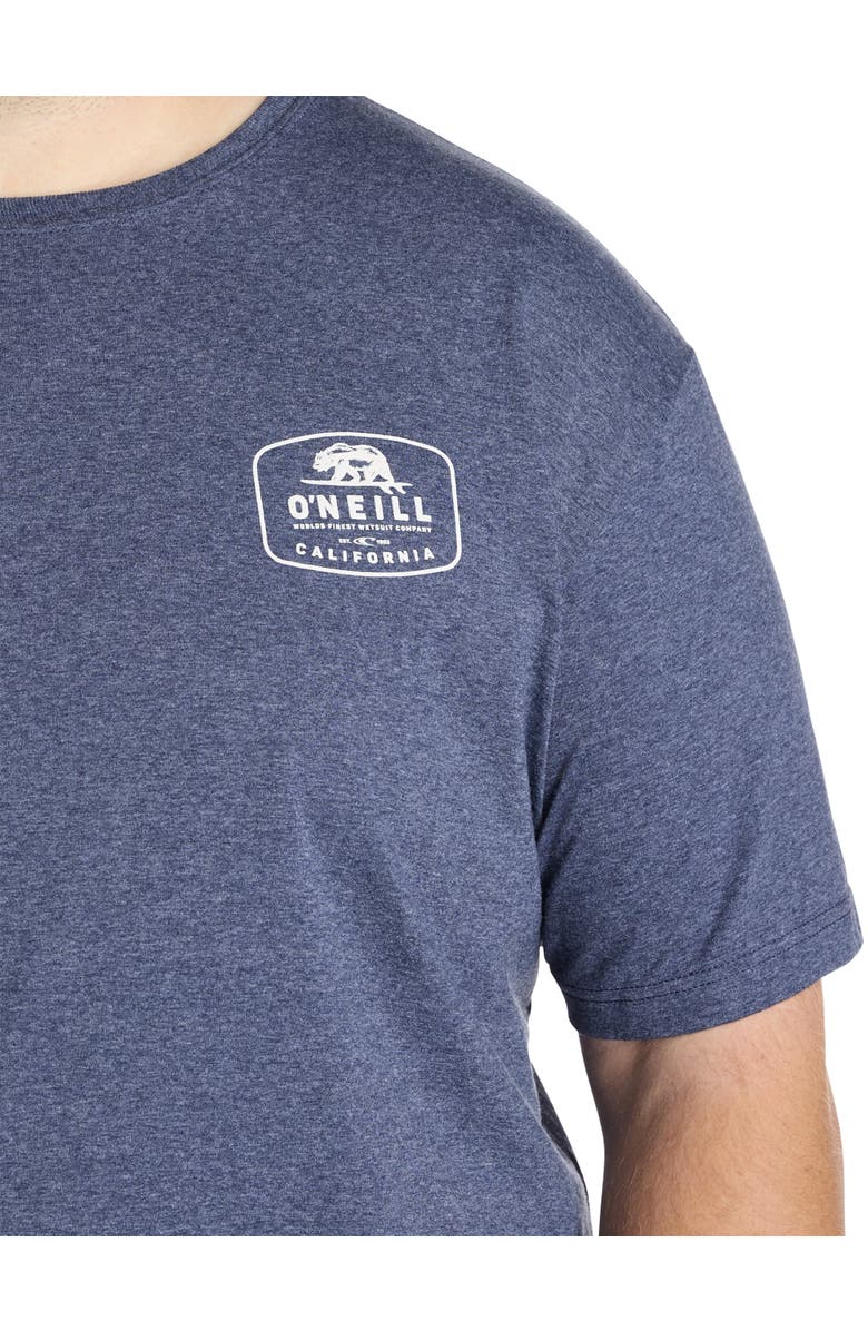 O'Neill Big & Tall Cali Native Graphic Tee, Alternate, color, Navy Heather