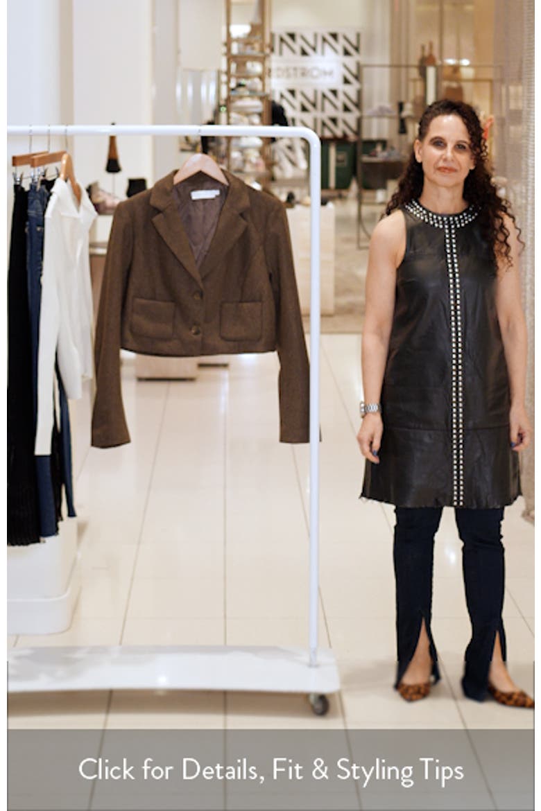 Siarah Houndstooth Crop Jacket video