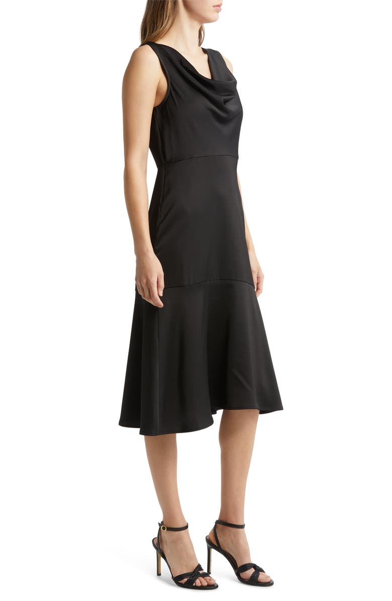 Sam Edelman Drape Neck Cocktail Dress, Alternate, color,