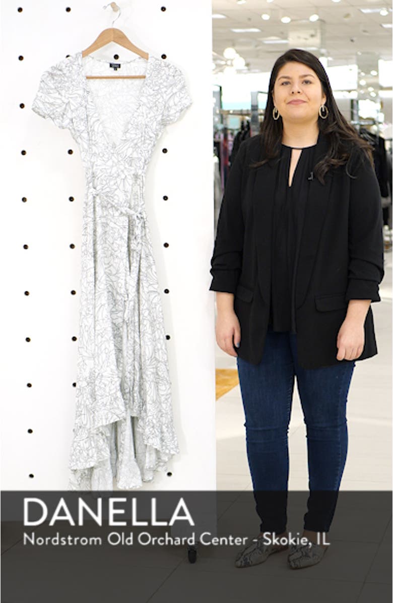 Daniella Floral Print Wrap Dress, sales video thumbnail