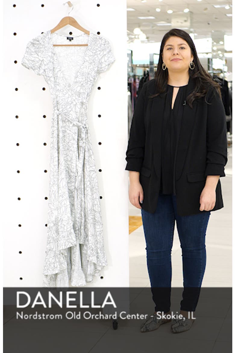 Daniella Floral Print Wrap Dress video