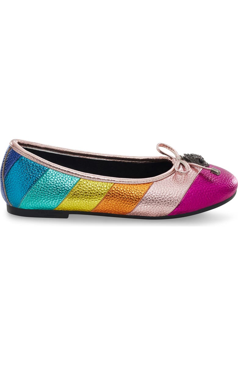 Kurt Geiger London Kids' Mini Eagle Ballerina Flat, Alternate, color,