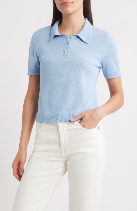 Cielo Short Sleeve Polo Sweater