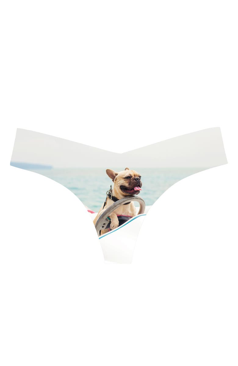 Commando Print Thong, Main, color, Photo Op Frenchie