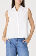 French Connection High-Low Bow Back Sleeveless Shirt