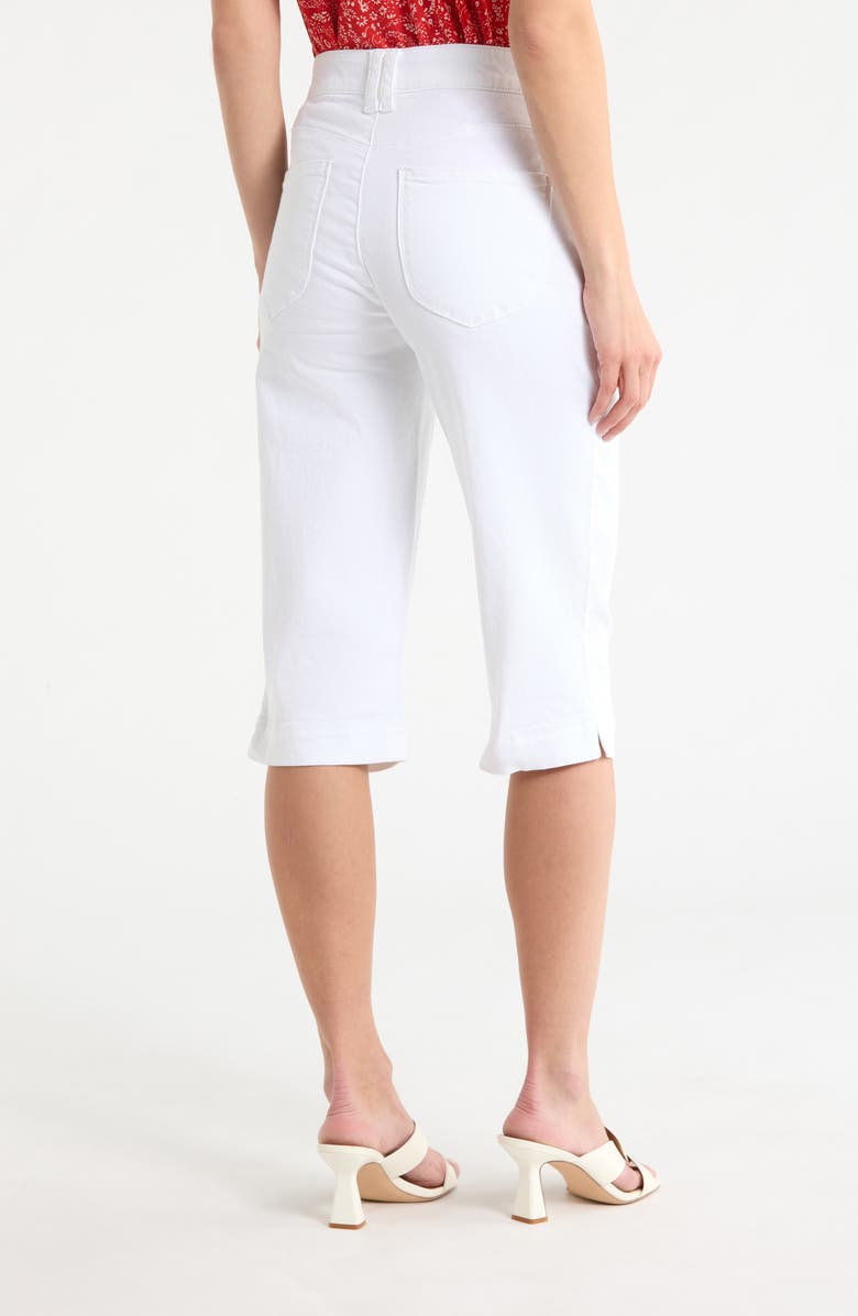 Democracy Capri Jeans, Alternate, color, White