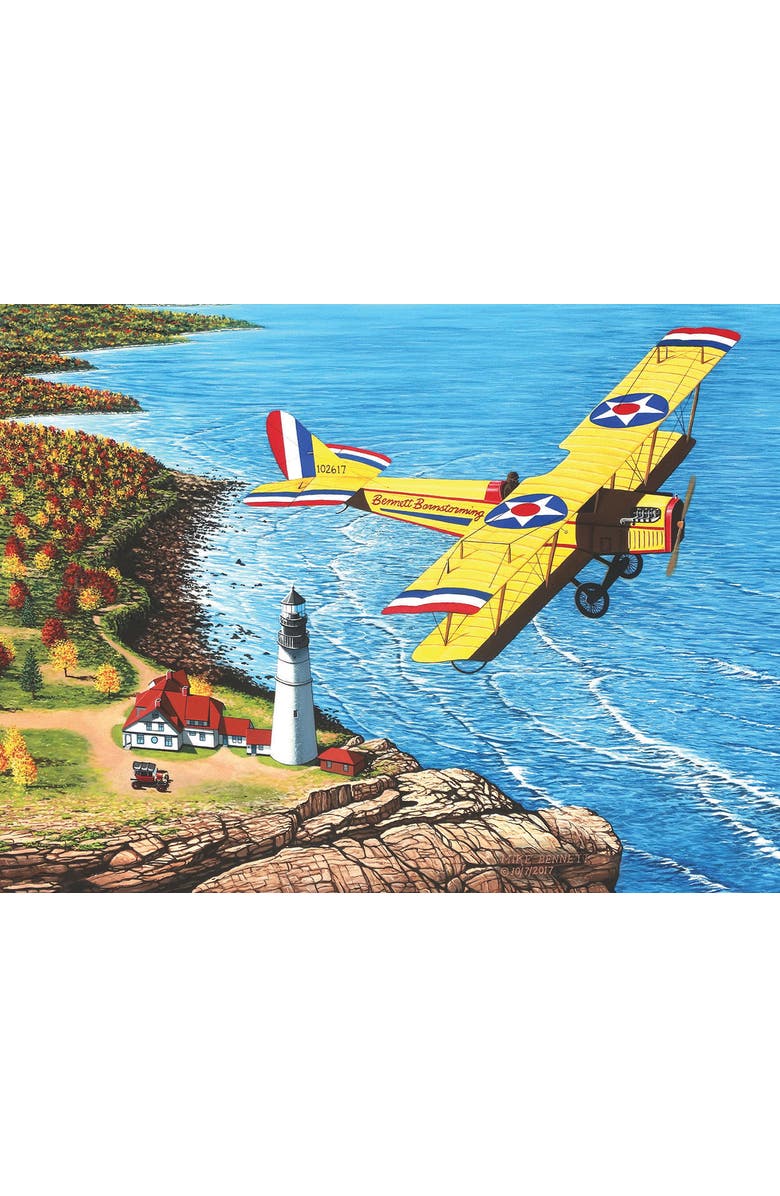 Sunsout Bennett's Barnstorming 500 piece Jigsaw Puzzle for Adults, Alternate, color, Multicolor