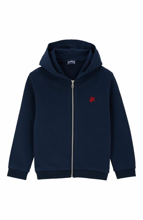 Kids' Hooded Front Zip Sweatshirt