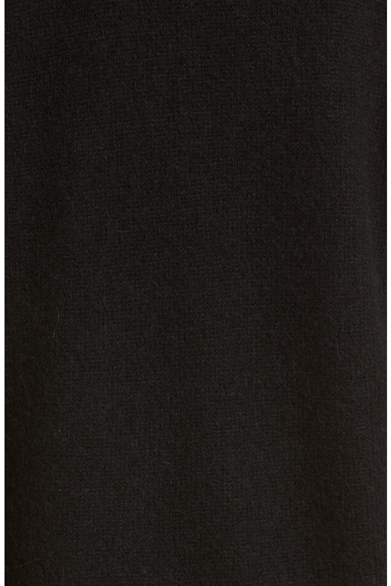750 Fill Power Down & Alpaca Blend Cardigan, Alternate, color, BLACK